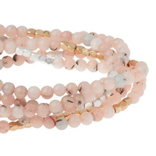 Load image into Gallery viewer, Stone Wrap, Morganite &amp; Black Tourmaline
