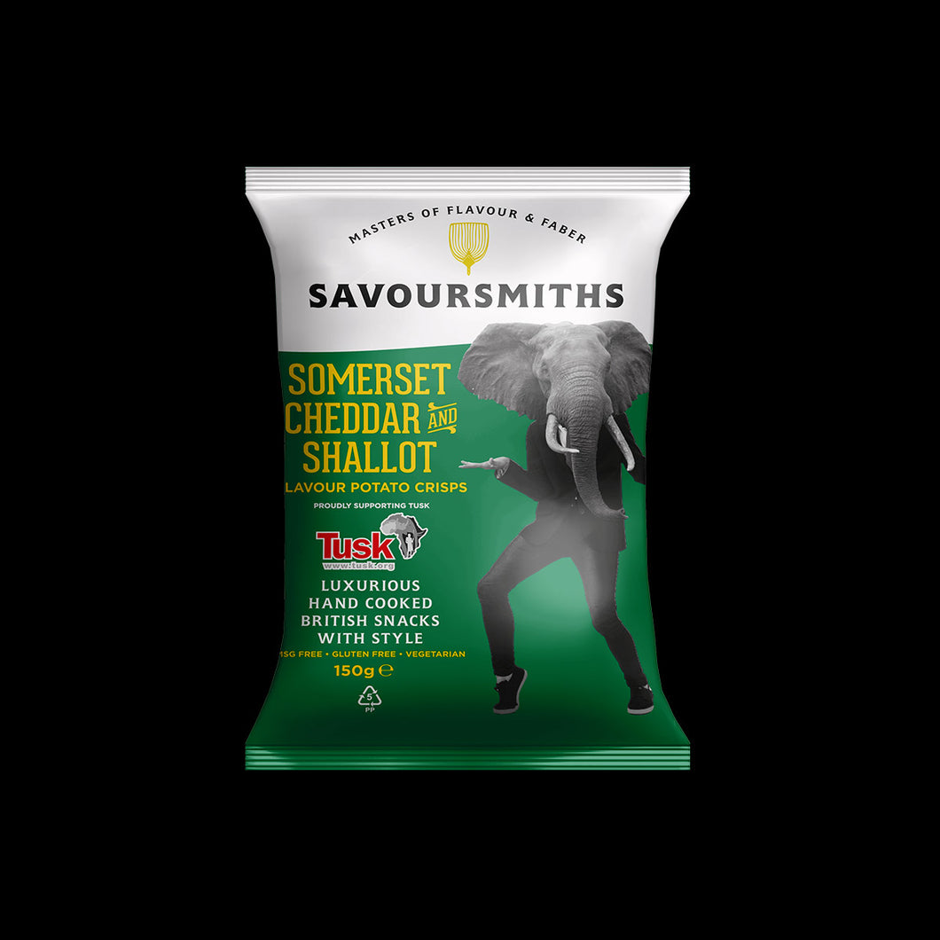 Somerset Cheddar & Shallot Savoursmiths Potato Crisps