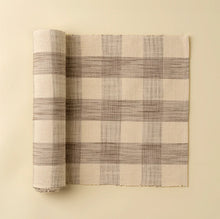 Load image into Gallery viewer, Grace Gingham Table Runner, Stone
