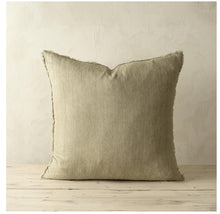 Load image into Gallery viewer, Lina Linen Cushion, Celery Root, 24 x 24"
