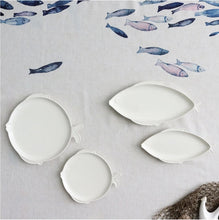 Load image into Gallery viewer, Fish Serving Platter White
