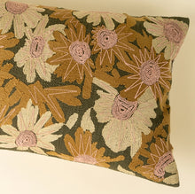 Load image into Gallery viewer, Flower Grove Embroidered Pillow
