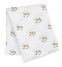 Load image into Gallery viewer, Rocking Horse Swaddle Blanket
