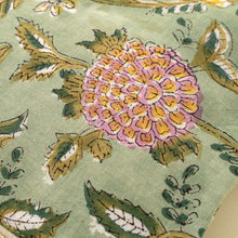 Load image into Gallery viewer, Green Block Print Pouch
