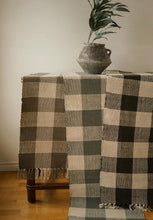 Load image into Gallery viewer, Gingham Table Runner, Fog
