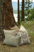 Load image into Gallery viewer, Block Print Check Pillow, Green
