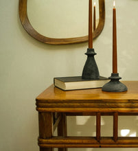 Load image into Gallery viewer, Arta Terracotta Black Candle Holder

