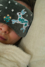 Load image into Gallery viewer, Celestial Rabbit Velvet Eye Mask
