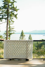 Load image into Gallery viewer, Sakura Block Print Tablecloth, Green
