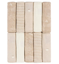Load image into Gallery viewer, Just Born Washcloth, 10 Pack Tan
