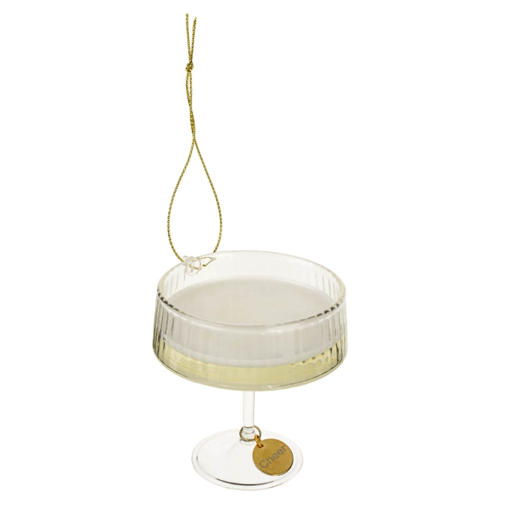 Champagne Coupe Ornament