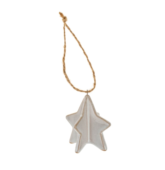 Ceramic Star Ornament