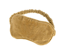 Load image into Gallery viewer, Velvet Eye Mask, Camel

