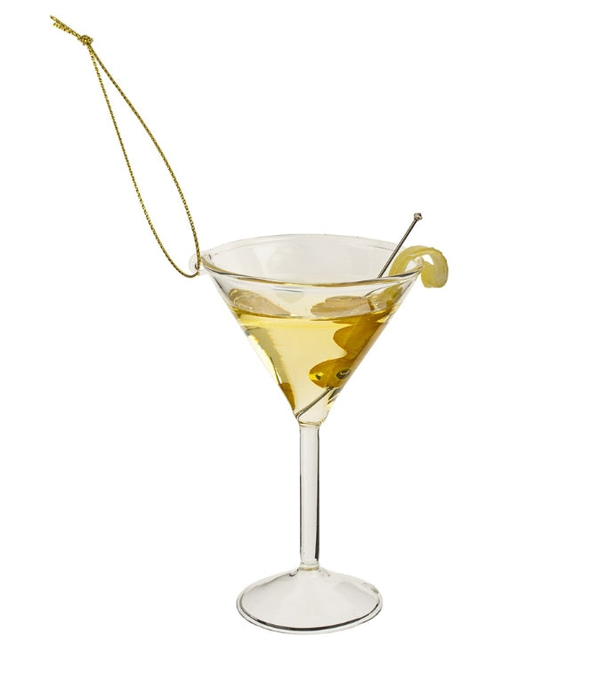 Lemon Drop Cocktail Ornament