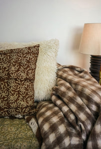 Saffron Block Print Pillow
