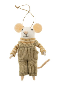 Overalls Olive Mouse