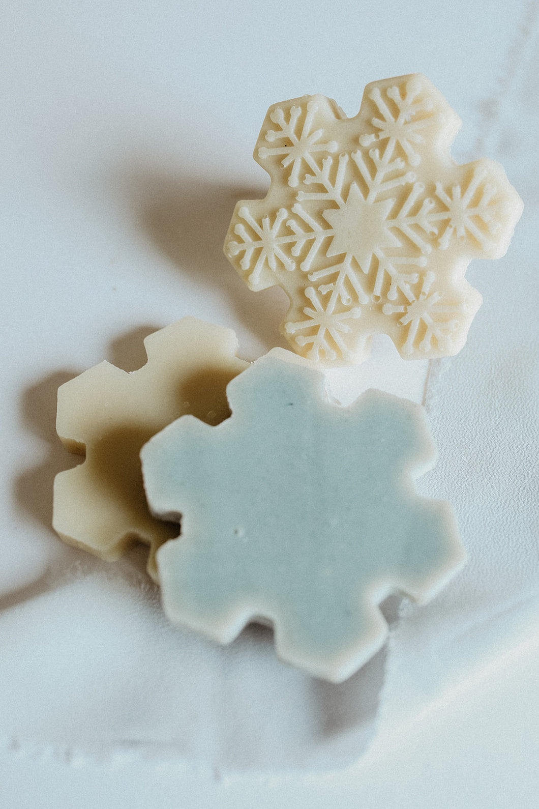 Snowflake Soap Stack by SOAK Bath Co