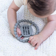 Load image into Gallery viewer, Bella Tunno I Let the Dogs Out Happy Teether
