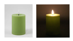 LED Flickering Candle, 3 x 4"
