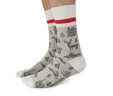 Load image into Gallery viewer, Winter Wonderland Men&#39;s Socks
