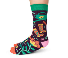 Load image into Gallery viewer, Green Thumb Ladies Socks
