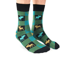 Load image into Gallery viewer, Boreal Moose Men&#39;s Socks
