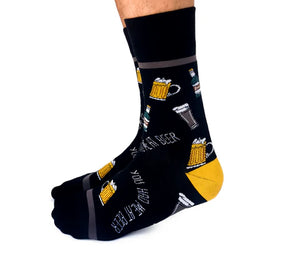 You Had Me At Beer Mens Socks