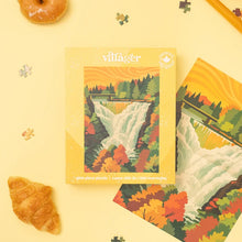 Load image into Gallery viewer, Autumn Cascade | 1000-Piece Puzzle for Adults | Designed in Canada by Ivana McCue &amp; Anna Klibanov
