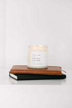 Load image into Gallery viewer, Vintage Leather Soy Wax Candle
