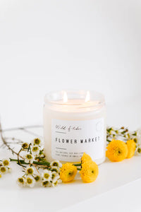 Flower Market Soy Candle by Wild Flicker