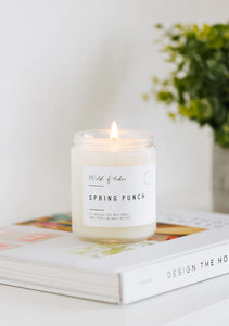 Spring Punch Soy Wax Candle by Wild Flicker