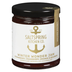 Salt Spring Kitchen Winter Wonderjam Strawberry, Cranberry, Orange & Bourbon