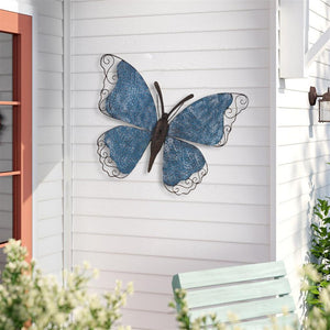 Rustic Blue Butterfly