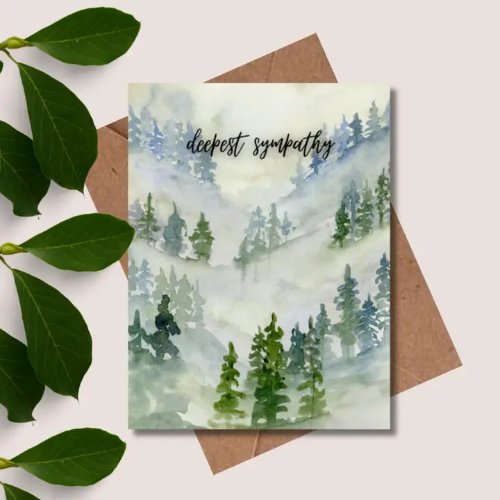Forest Sympathy Card