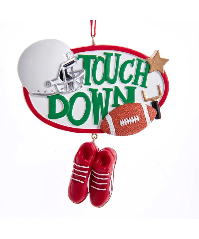 Touchdown Football Ornament