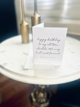 Load image into Gallery viewer, Happy Birthday Favourite Human  Card
