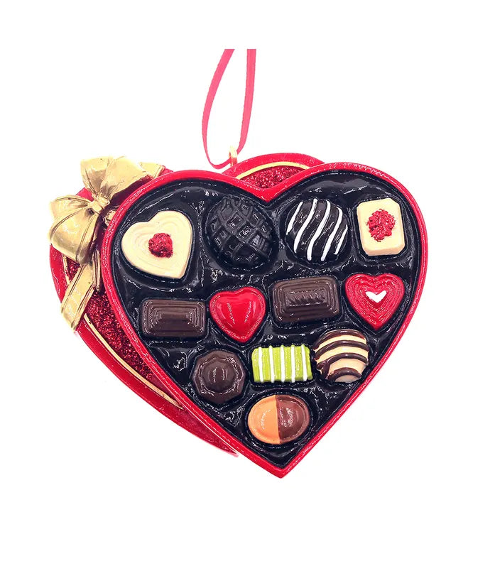 Heart Shape Chocolate Box Ornament