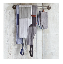 Load image into Gallery viewer, Chambray Stripe Apron

