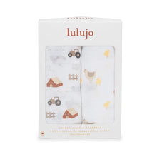 Load image into Gallery viewer, Barnyard &amp; Hens Chicks - Cotton Swaddle 2 Pack
