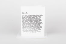 Load image into Gallery viewer, Dear Grandson Card
