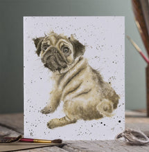 Load image into Gallery viewer, Pug Love Card
