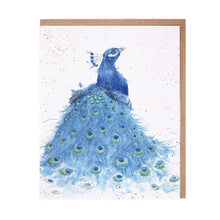Load image into Gallery viewer, Tail Envy Peacock Card
