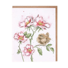 Load image into Gallery viewer, The Rose Garden Wren Card
