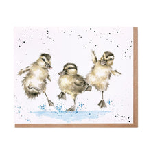Load image into Gallery viewer, Puddle Ducks Card
