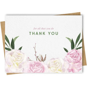 For All That You Do, Thank You Card,
