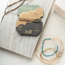 Load image into Gallery viewer, Delicate Stone Necklace/ Bracelet- Rhodochrosite &amp; Gold
