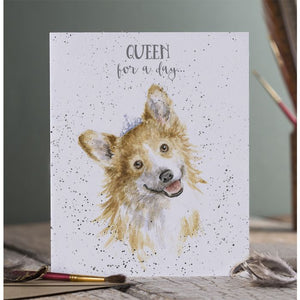 Queen Corgi Birthday Card
