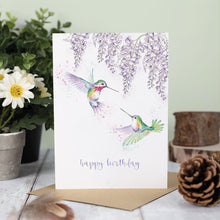 Load image into Gallery viewer, Wisteria Birthday Wishes Card
