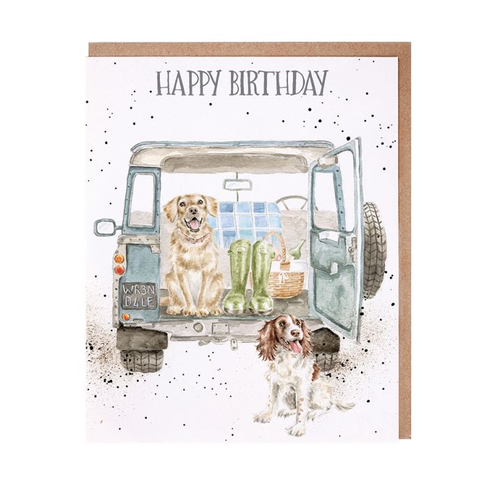 Barking Birthday Card
