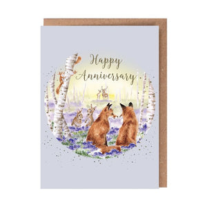 Bluebell Woods Anniversary Card